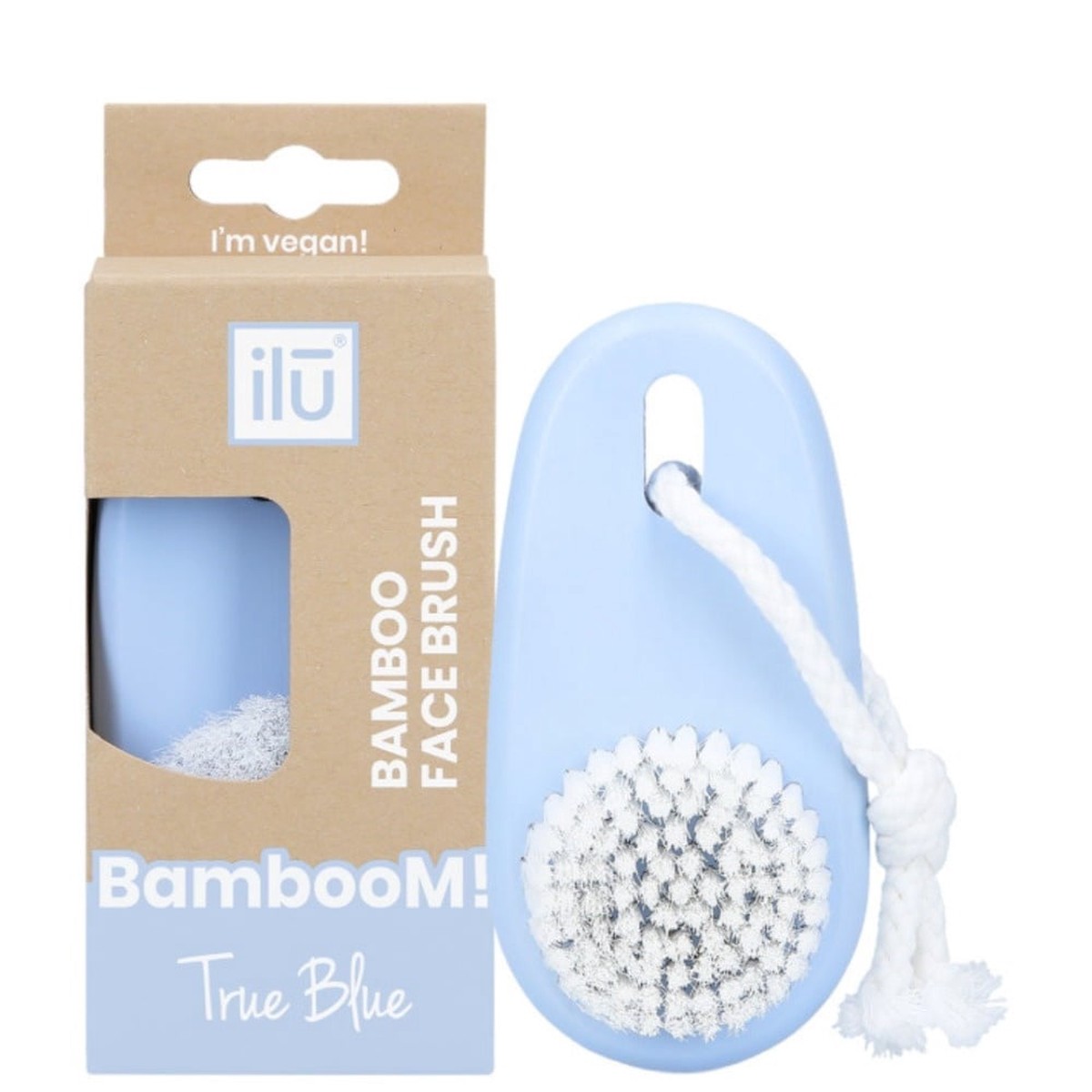 Bamboom! Face Brush Bamboo - True Blue