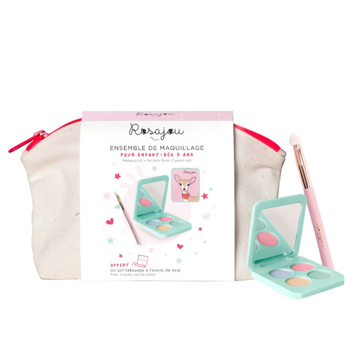 Rosajou Eyeshadow Set with Cotton Case