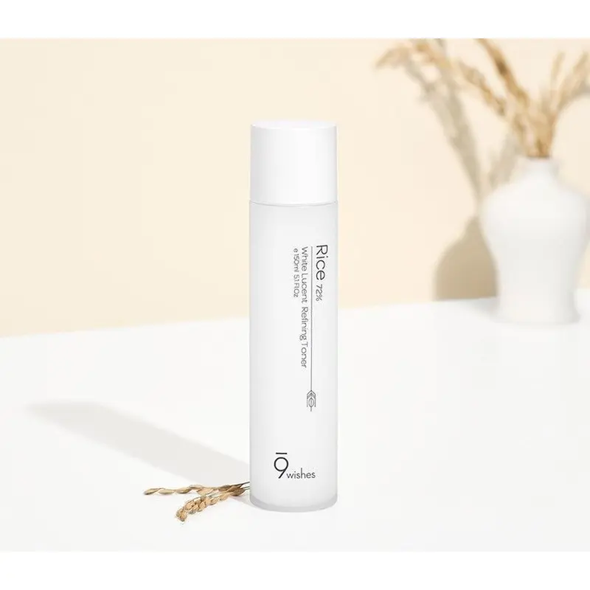 9wishes Rice 72 White Lucent Refining Toner 150ml