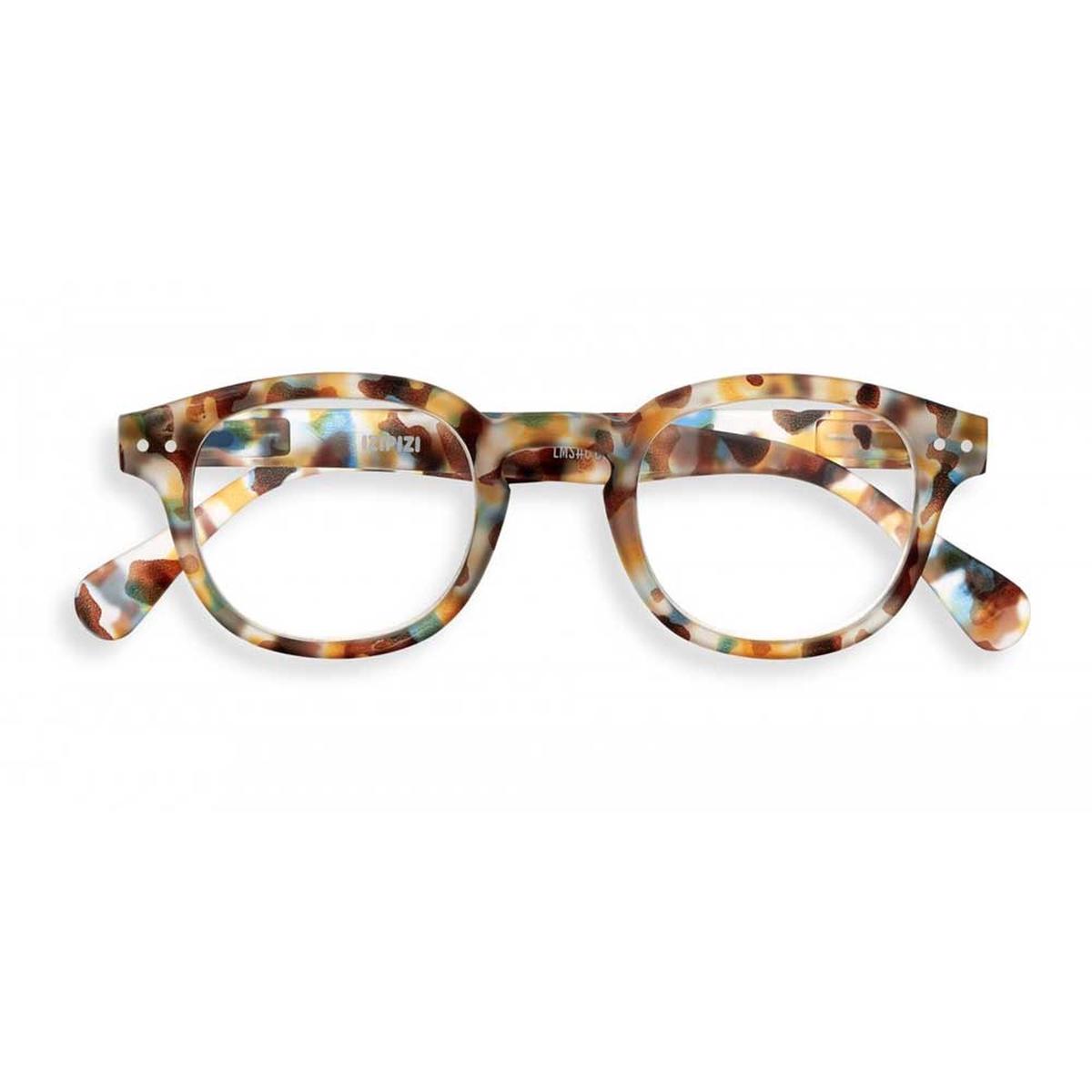 Reading Glasses # C - The Retro - Blue Tortoise - 1.5
