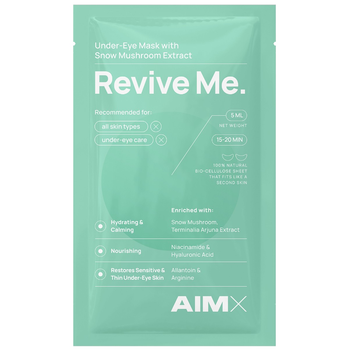 AimX Revive Me Under Eye Mask 5ml