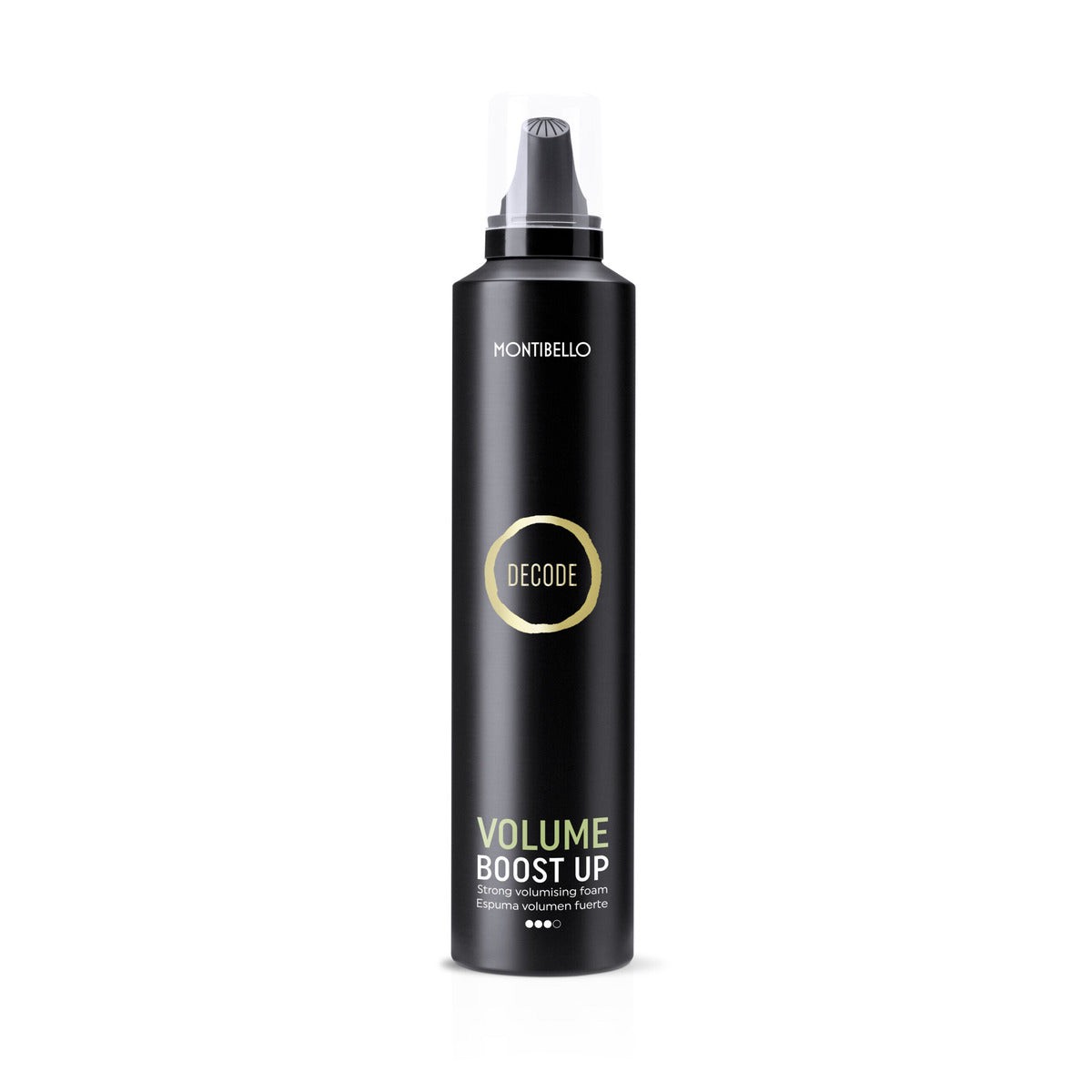 Montibello Decode Volume Boost Up Mousse 300ml - Strong Hold Mousse