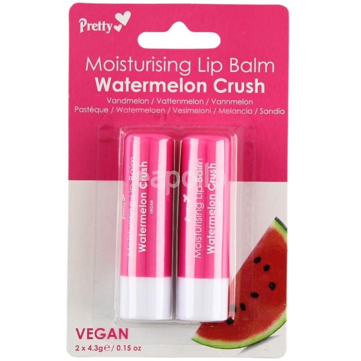 Moisturising Lip Balm Watermelon Twin Pack