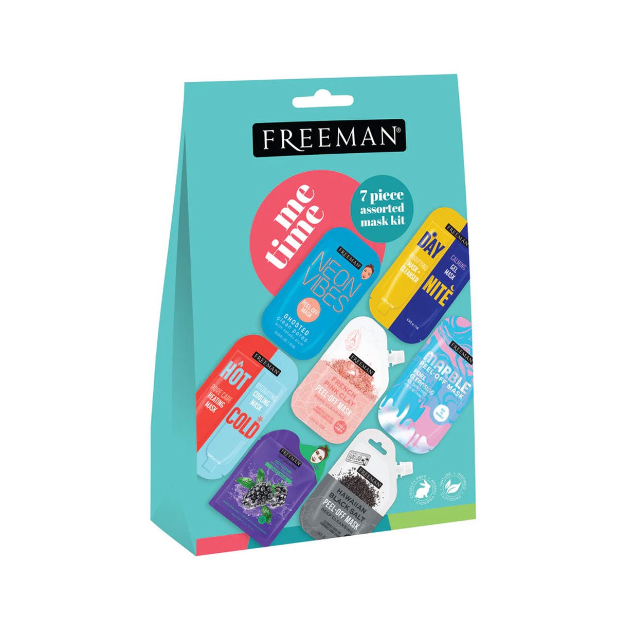 Freeman 7 Piece Assorted Mask Kit Me Time