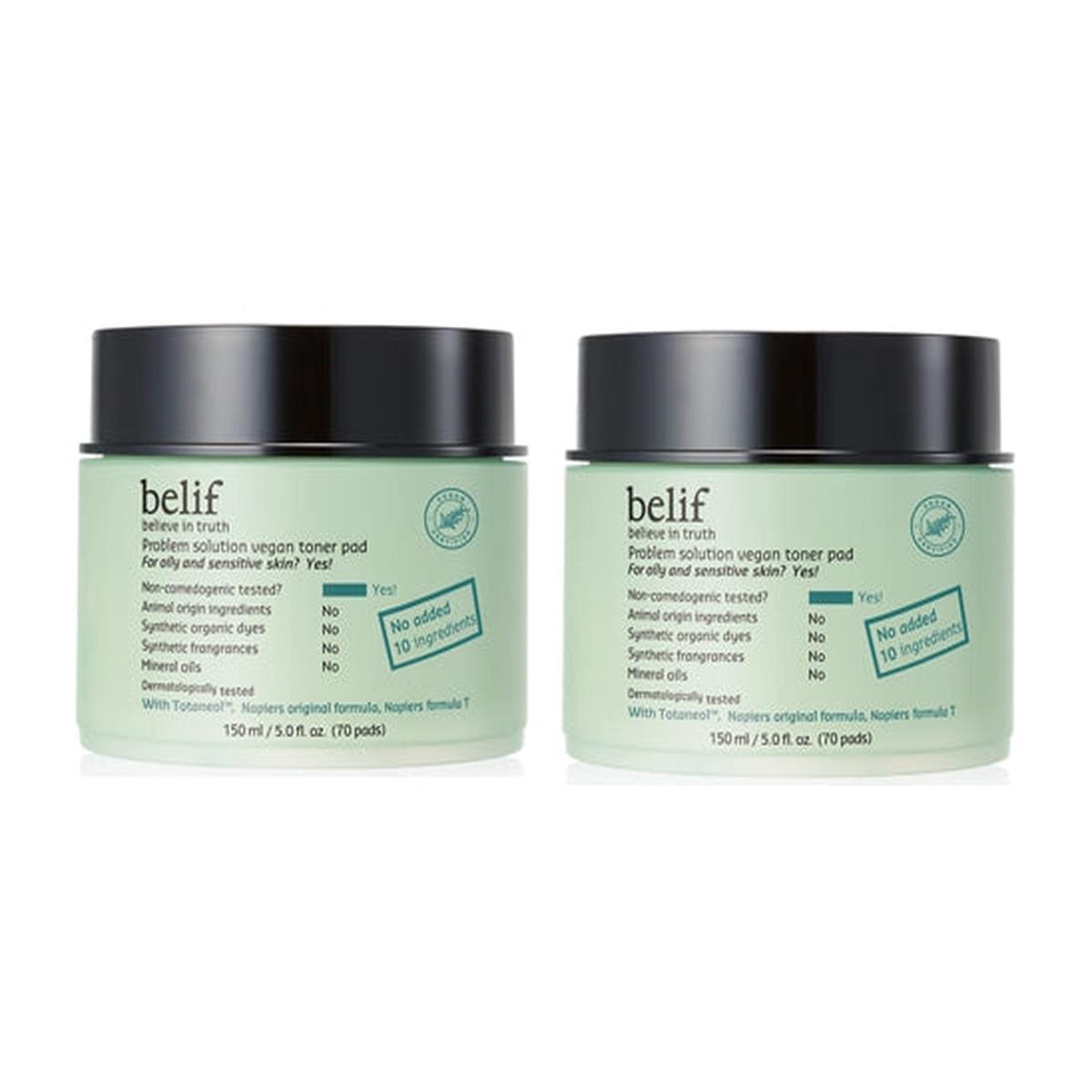 2 x belif Problem Solution Toner Pad 70ea(150ml) from Korea