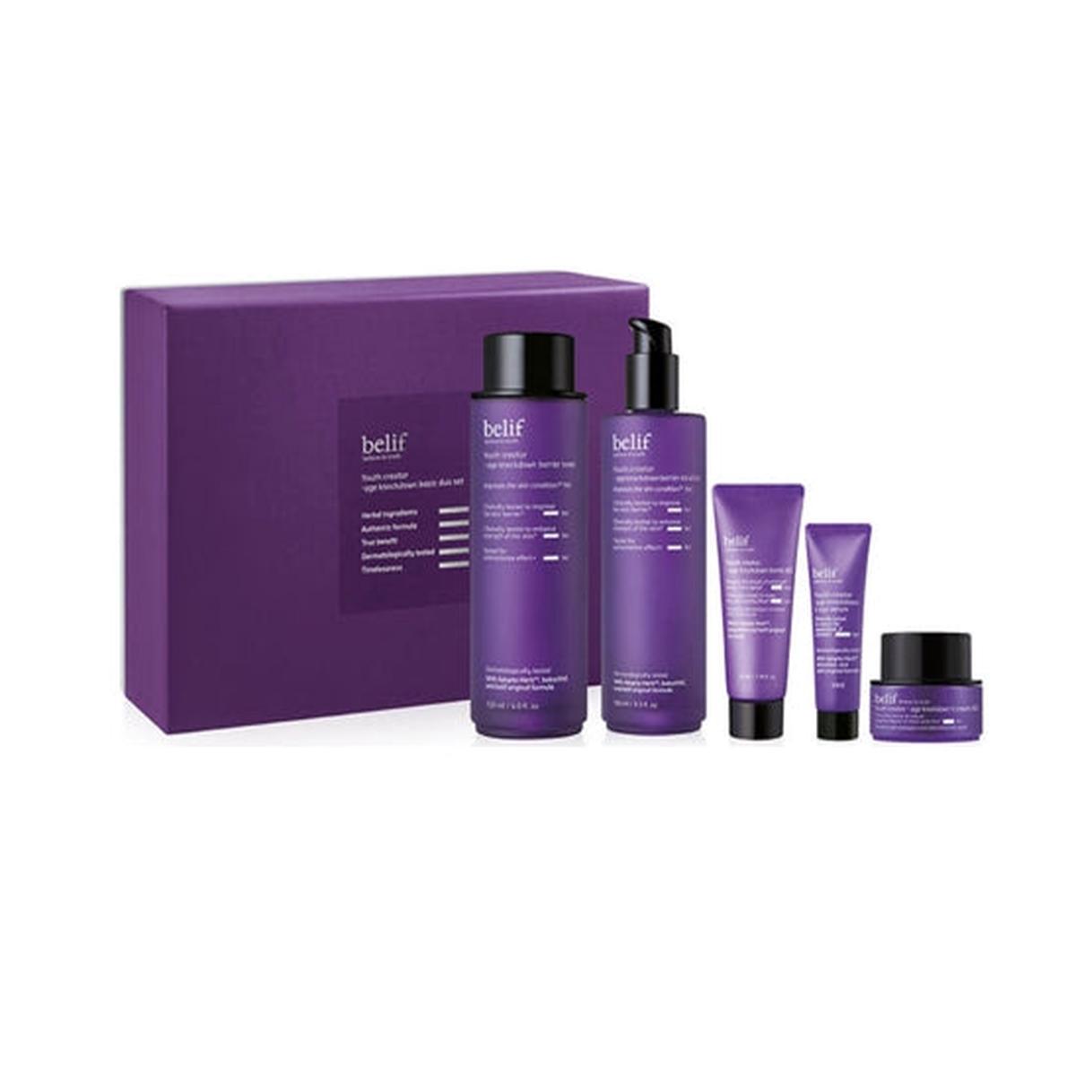 belif Youth Creator Age Knockdown Basic Set (5 items) from Korea