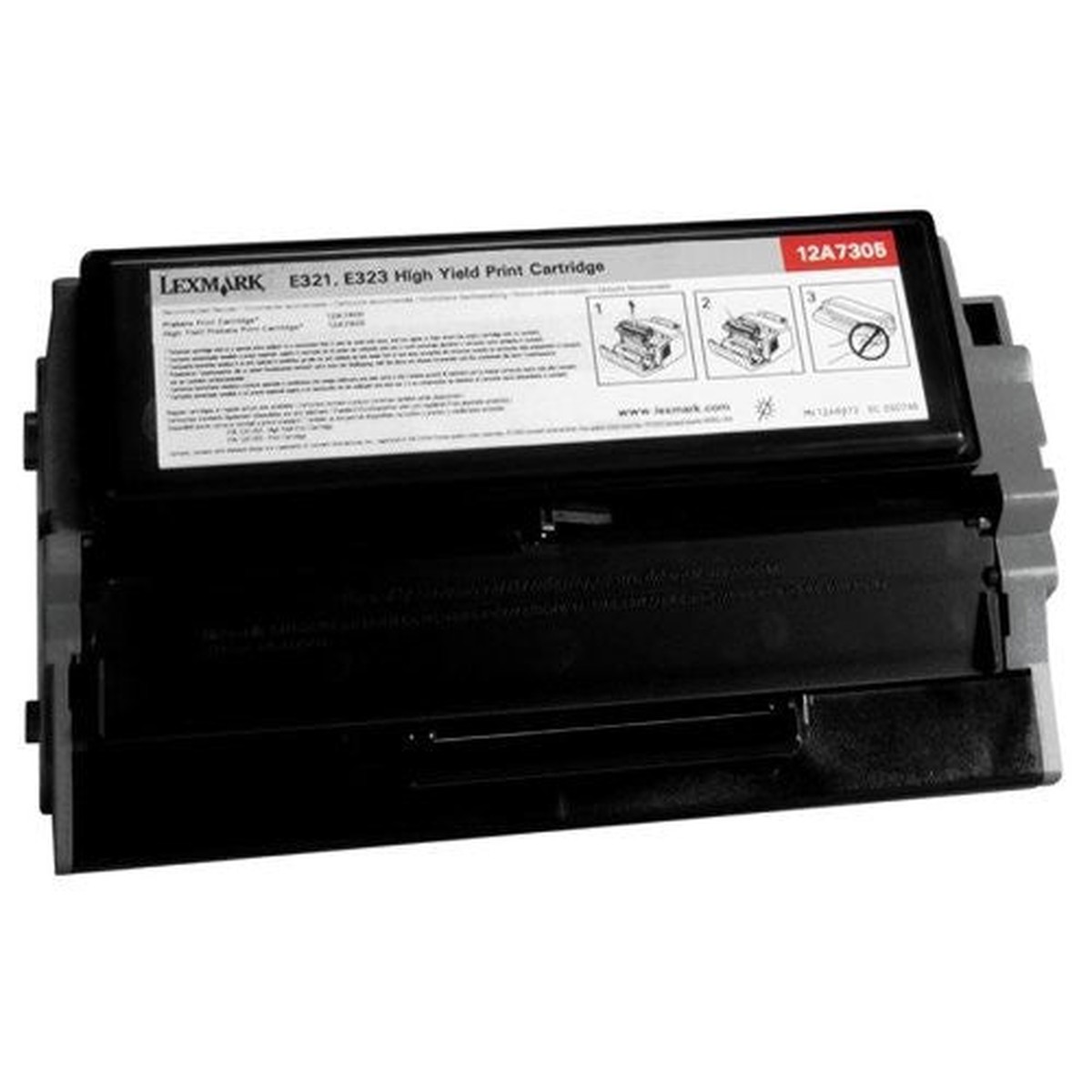 Lexmark E321 E323 Black -original Toner (12A7305)