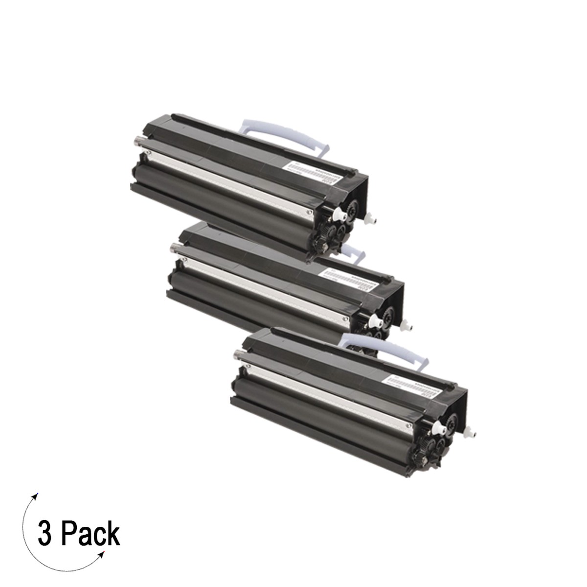 Compatible Lexmark E230 E232 E234 E240 E330 E332 E342 Black -Toner 3 Pk (24035SA)
