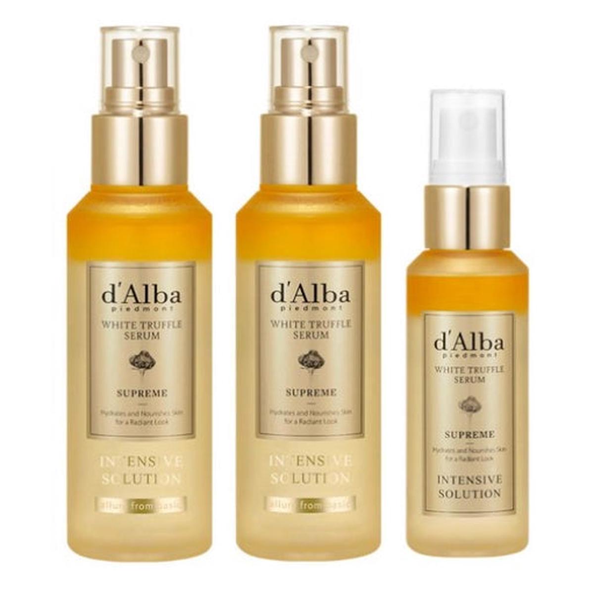 d'Alba White Truffle Supreme Intensive Serum Set (3 Items)